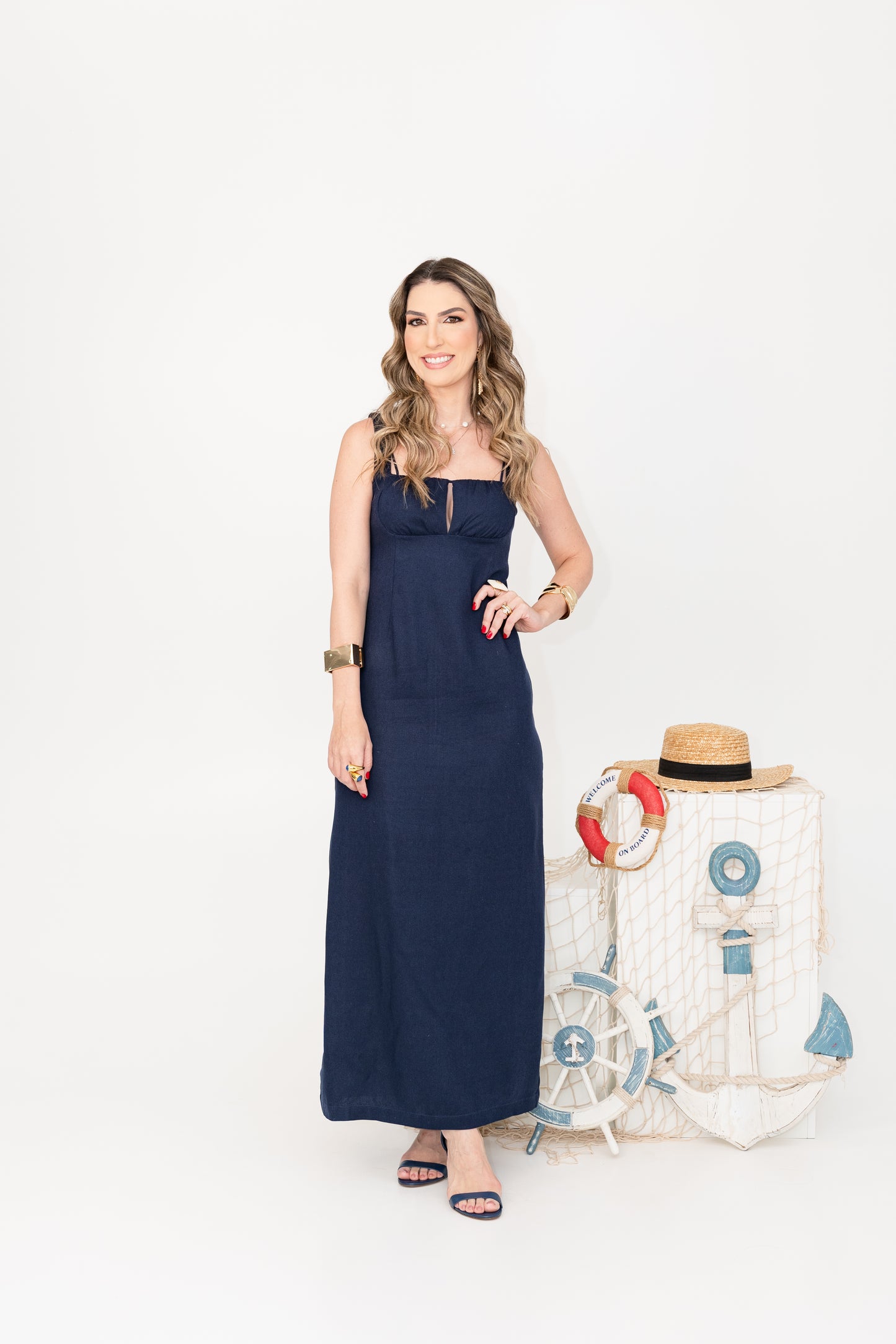 VESTIDO MIDI ALEXA KAELE