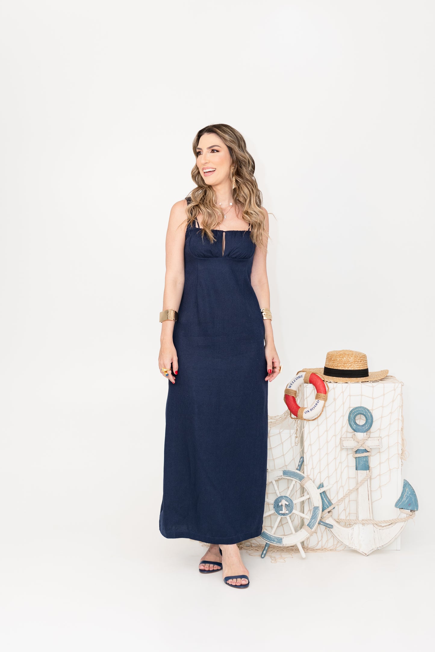 VESTIDO MIDI ALEXA KAELE