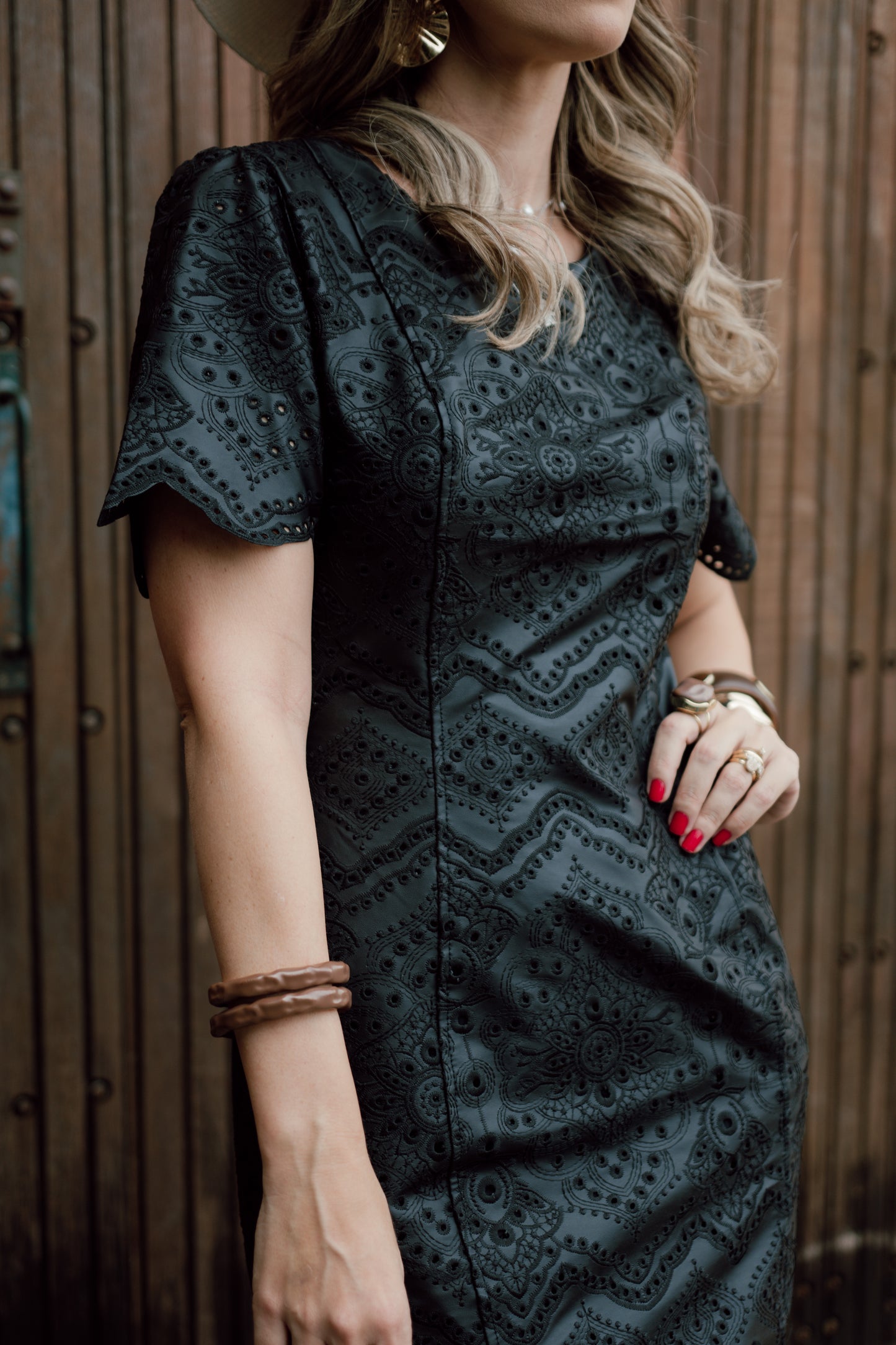 VESTIDO COURO ESTELA