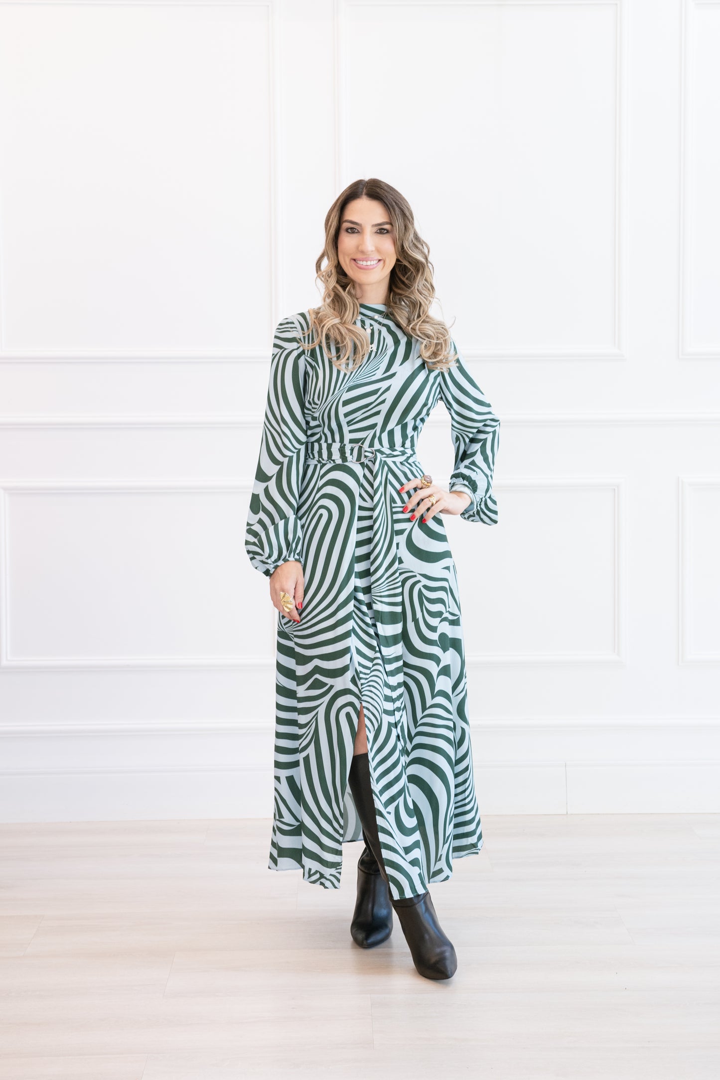 VESTIDO AYRA MANGA LONGA