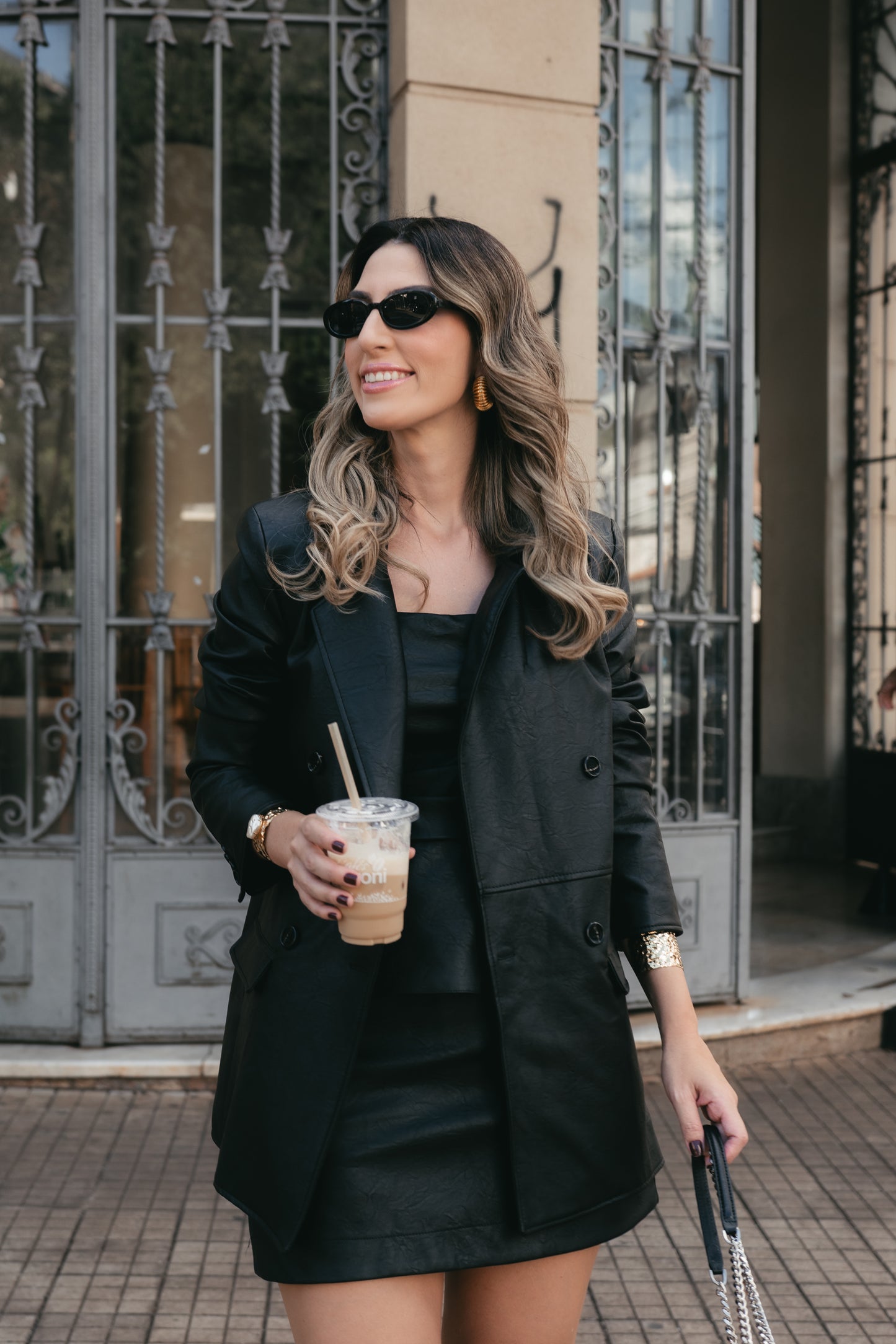 BLAZER COURO POLIANA
