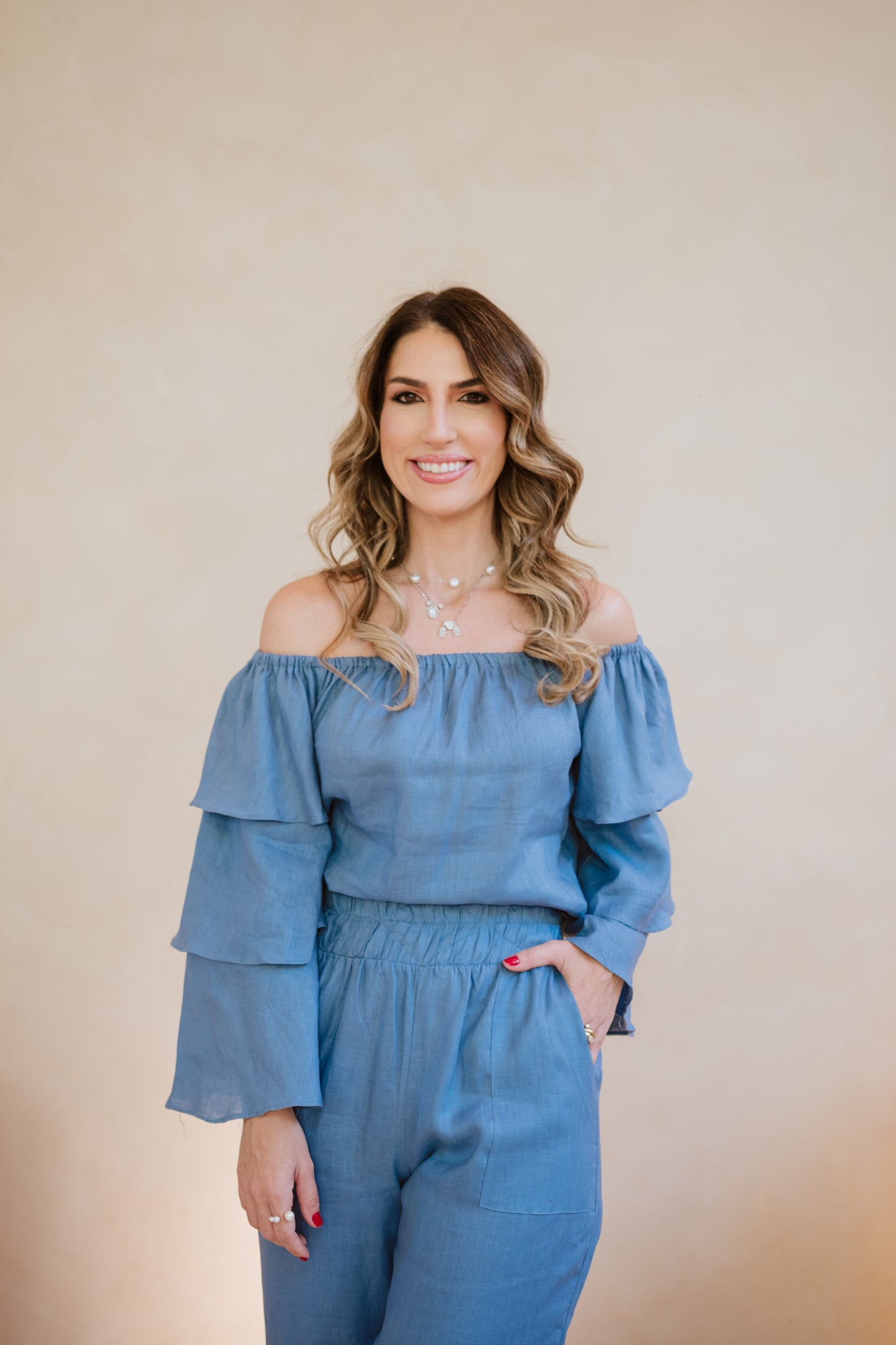 BLUSA LAVINIA LINHO