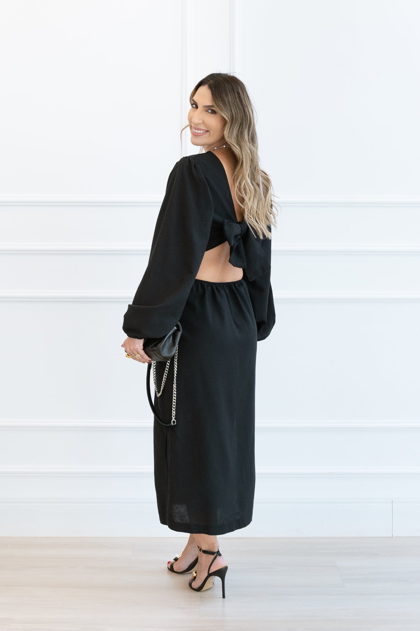 VESTIDO ADELE MIDI LEZ A LEZ